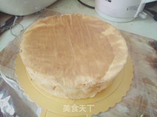 奶油水果生日蛋糕的做法步骤：2
