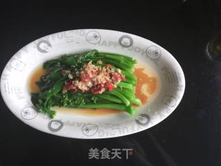 白灼蒜蓉菜心的做法步骤：9