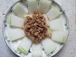 肉末蒸冬瓜的做法步骤：7