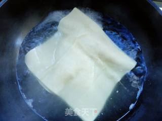 三丝拌豆皮的做法步骤：2