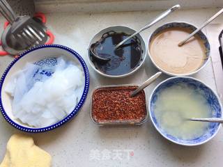 西安小吃-卤汁凉粉的做法步骤：1
