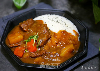 咖喱牛肉饭【和牛肉咖喱面】详细做法的做法步骤：16