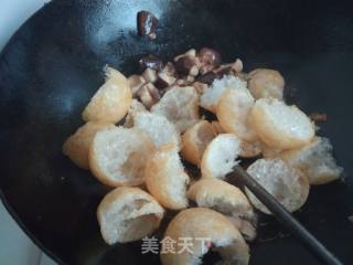 香菇油面筋的做法步骤：8