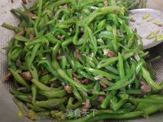 豆角丝炒肉的做法步骤：9