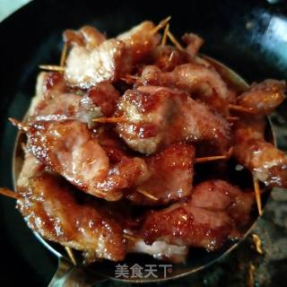 牙签肉的做法步骤：6