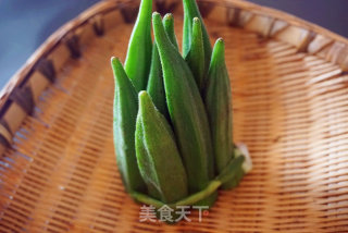 凉拌秋葵的做法步骤：3