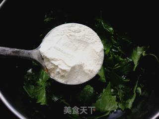 蒸灰灰菜的做法步骤：4