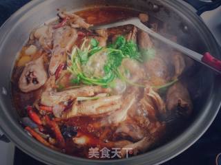 辣卤鸭头的做法步骤：16