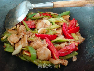 苦瓜回锅肉的做法步骤：9