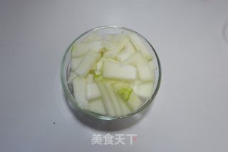 磷虾烧冬瓜的做法步骤：2