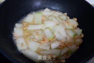 磷虾烧冬瓜的做法步骤：8