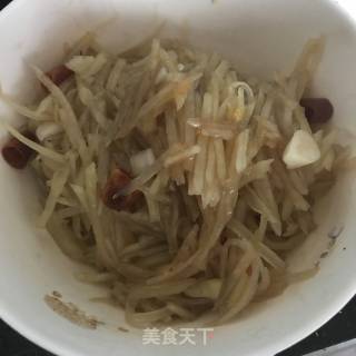 酸辣土豆丝的做法步骤：13