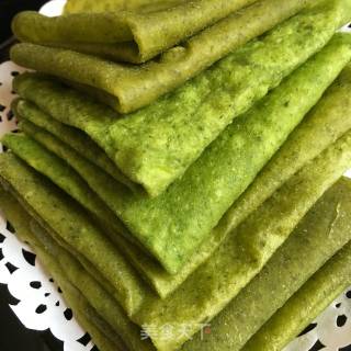 菠菜春饼的做法步骤：16