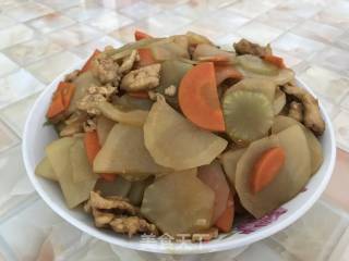 群英荟萃溜鸡片的做法步骤：5
