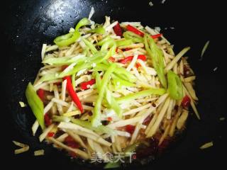泡椒笋丝的做法步骤：12