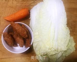 肉参炒白菜的做法步骤：1