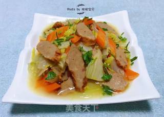 肉参炒白菜的做法步骤：10