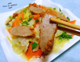 肉参炒白菜的做法步骤：12