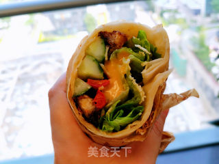 川香鳗鱼卷饼的做法步骤：22