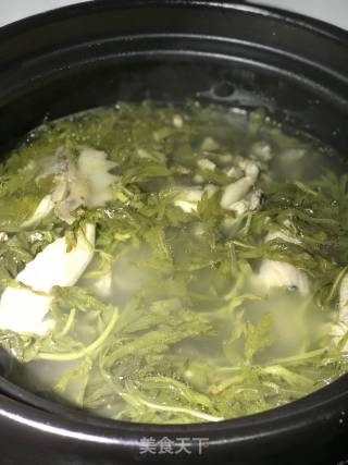 艾草鸡汤的做法步骤：6