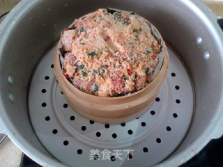竹笼粉蒸牛肉的做法步骤：11
