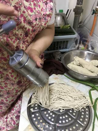羊肉热汤莜面饸饹的做法步骤：5