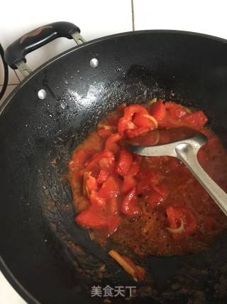 番茄金针肥牛的做法步骤：5