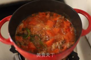 番茄牛腩胡萝卜的做法步骤：7