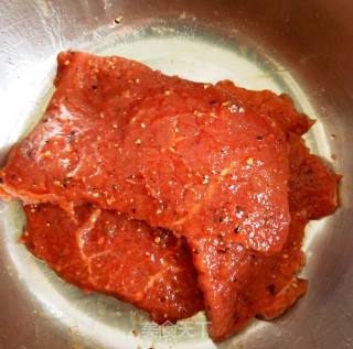 黑椒牛肉杏鲍菇的做法步骤：1