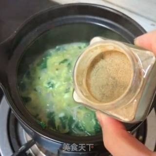 菠菜鸡蛋面的做法步骤：5