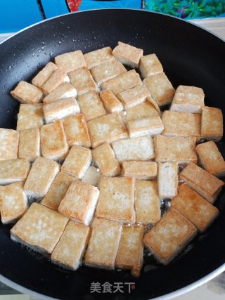 酸酸甜甜的茄汁豆腐的做法步骤：4