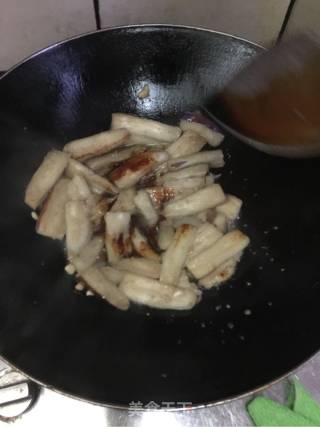 蒜蓉炒茄子的做法步骤：5