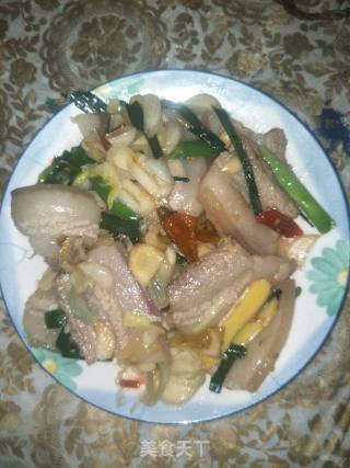 泡菜回锅肉的做法步骤：6