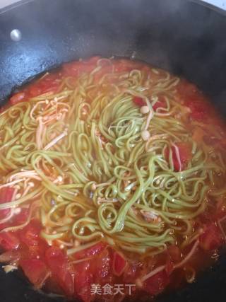 肥牛菠菜面的做法步骤：13