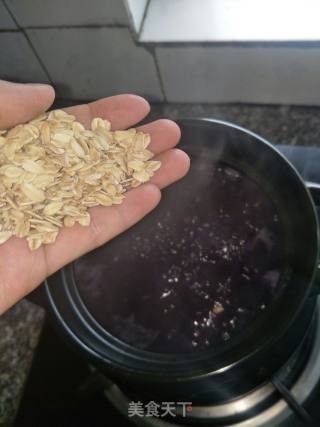 紫薯燕麦粥的做法步骤：3