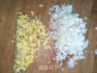 南瓜蒸肉的做法步骤：2
