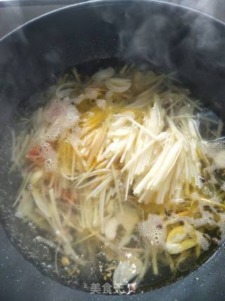 酸辣土豆丝汤的做法步骤：6