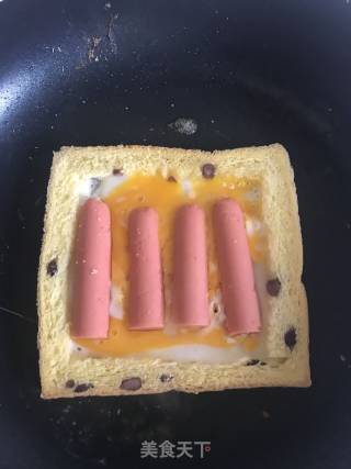 火腿肠三明治的做法步骤：5