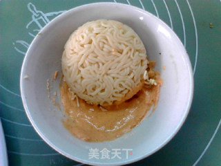 葱香方便面煎饼的做法步骤：4