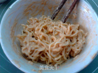 葱香方便面煎饼的做法步骤：5