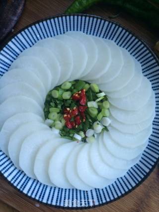红油萝卜片的做法步骤：5