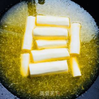 橙汁山药的做法步骤：2
