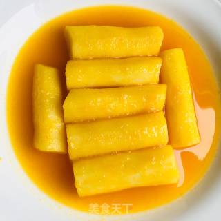 橙汁山药的做法步骤：4