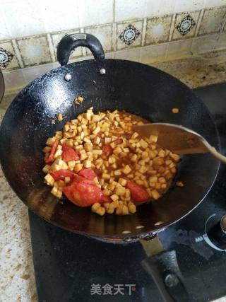 杏鲍菇鸡蛋炸酱面的做法步骤：5