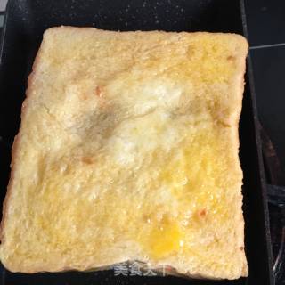 香煎五花肉版西多士的做法步骤：15