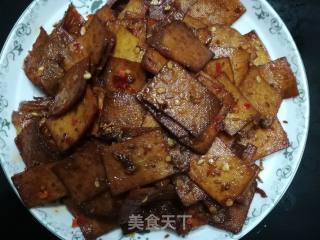 麻辣豆皮的做法步骤：17