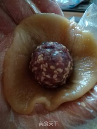 玫瑰鲜花饼的做法步骤：10