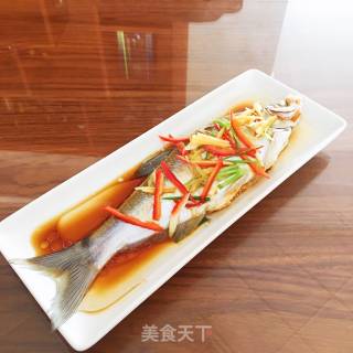 清蒸白鱼的做法步骤：6