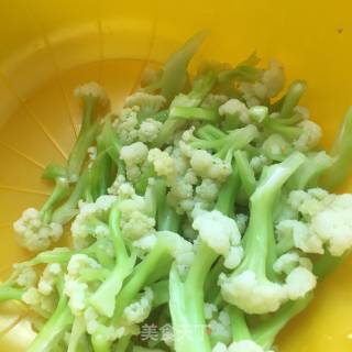 简易版干锅花菜的做法步骤：2