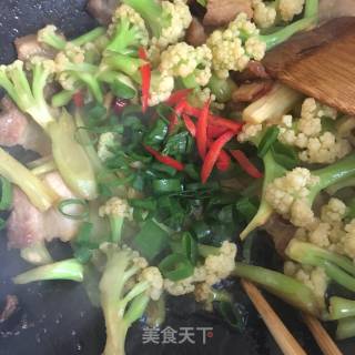 简易版干锅花菜的做法步骤：12